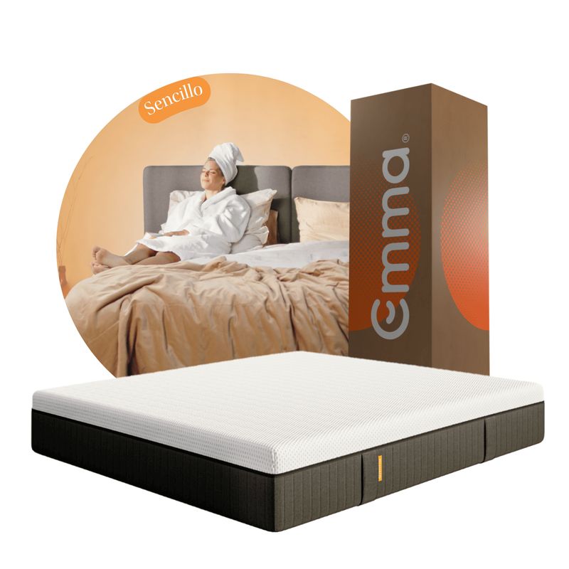 EMMA - Colchón Emma Deluxe Sencillo con Tecnología de Enfriamiento.