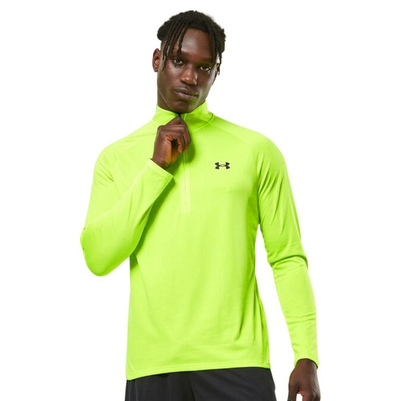 UNDER ARMOUR - Buzo Under Armuor Tech 2.0 1/2 Zip-Verde Neon