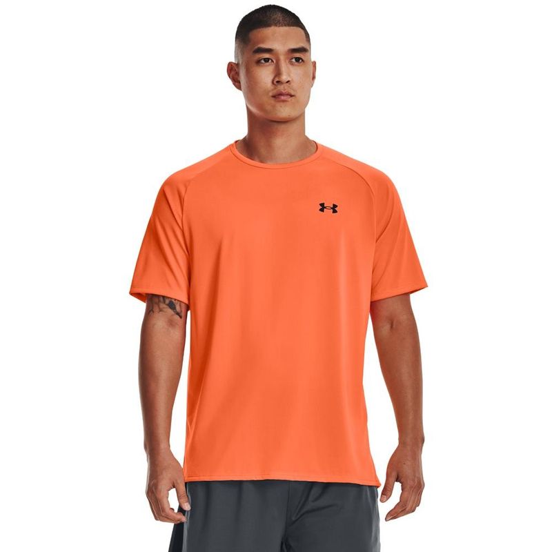 UNDER ARMOUR - Camiseta Under Armour Tech 2.0 Ss Tee-Naranja Neon