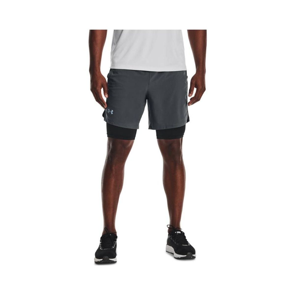 UNDER ARMOUR - Pantaloneta Under Armour Sw 7 In-Gris