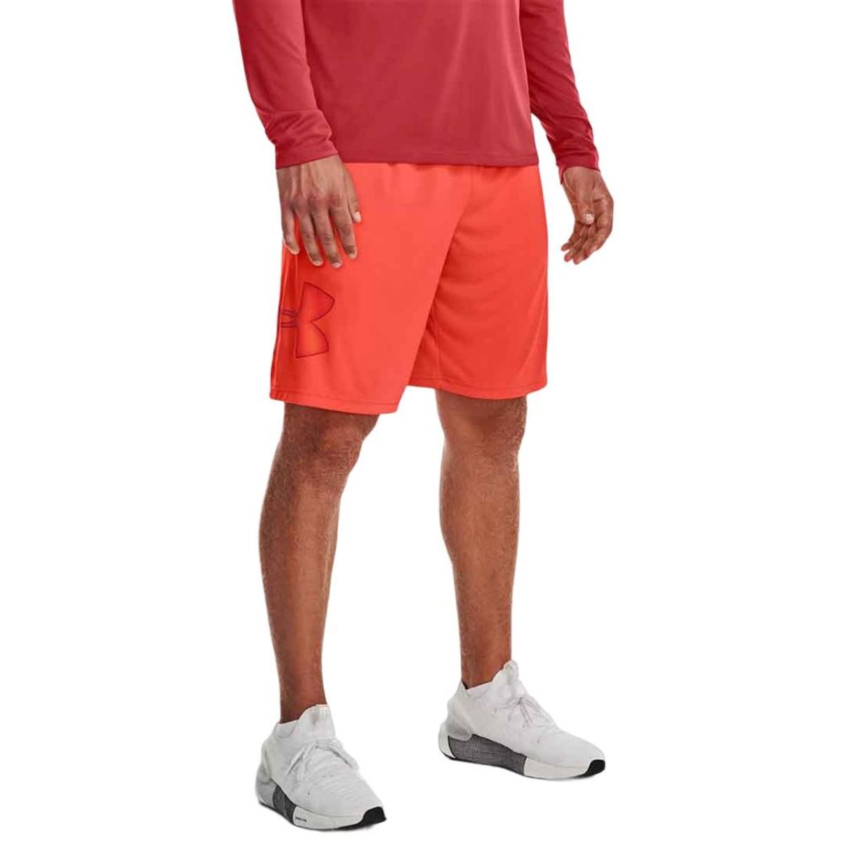 UNDER ARMOUR - Pantaloneta Under Armour Tech Graphic 10 In-Naranja Neon