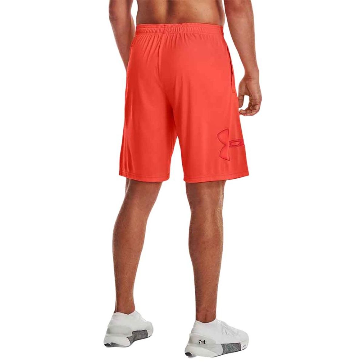 UNDER ARMOUR - Pantaloneta Under Armour Tech Graphic 10 In-Naranja Neon
