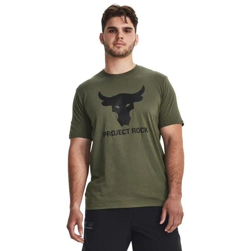 UNDER ARMOUR - Camiseta Under Armour Rck Brhma Ss-Verde