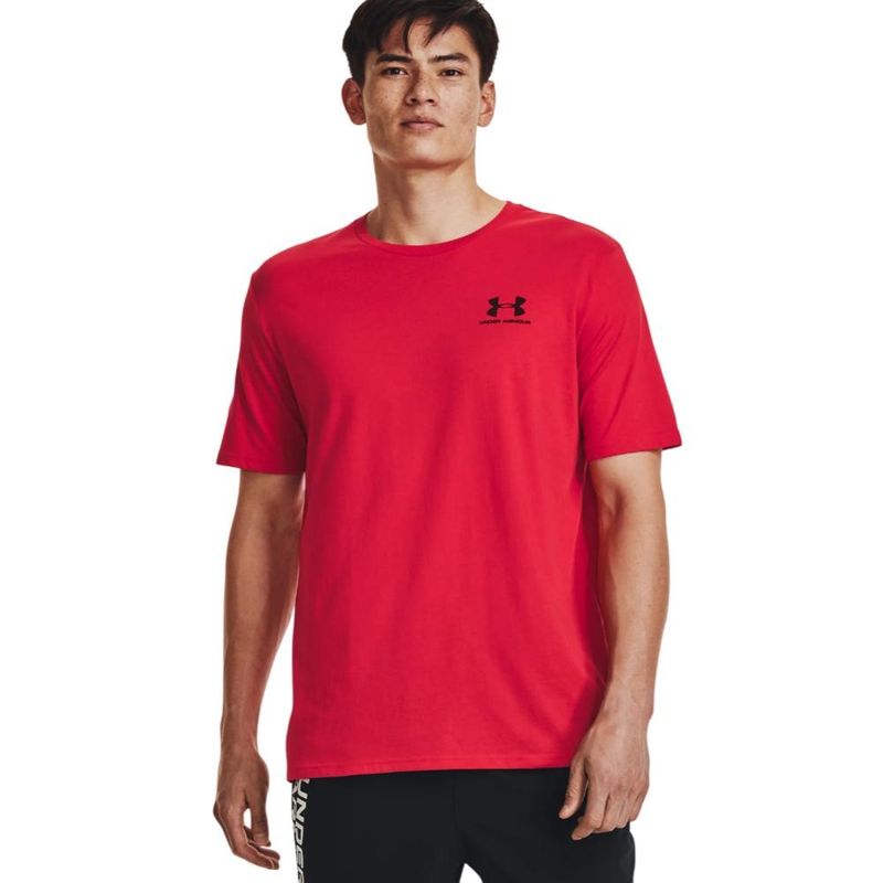 UNDER ARMOUR - Camiseta Under Armour Sportstyle Lc Ss-Rojo