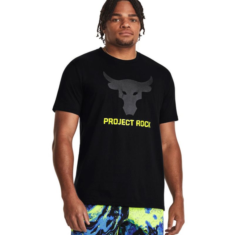 UNDER ARMOUR - Camiseta Under Armour Rck Brhma Ss-Negro