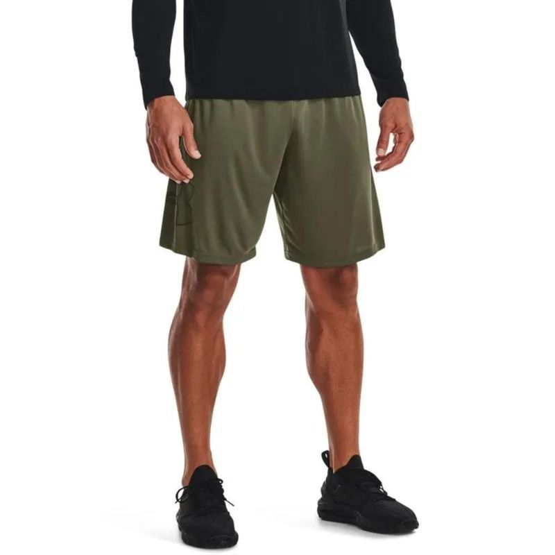 UNDER ARMOUR - Pantaloneta Under Armour Tech Graphic 10 In-Verde