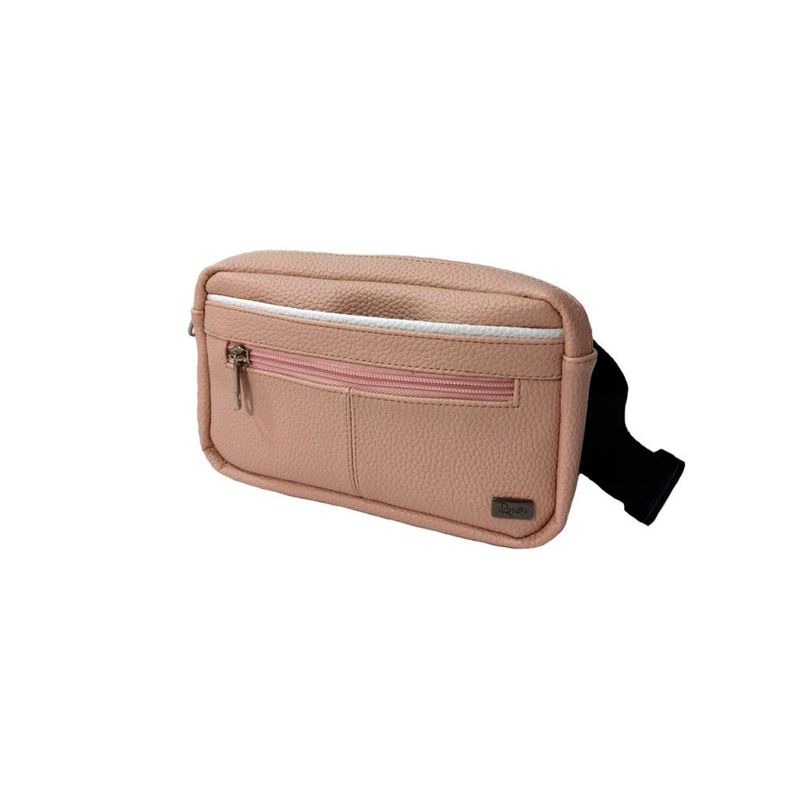 ROSE - Riñonera cangurera de mujer palo rosa italina marca ROSE