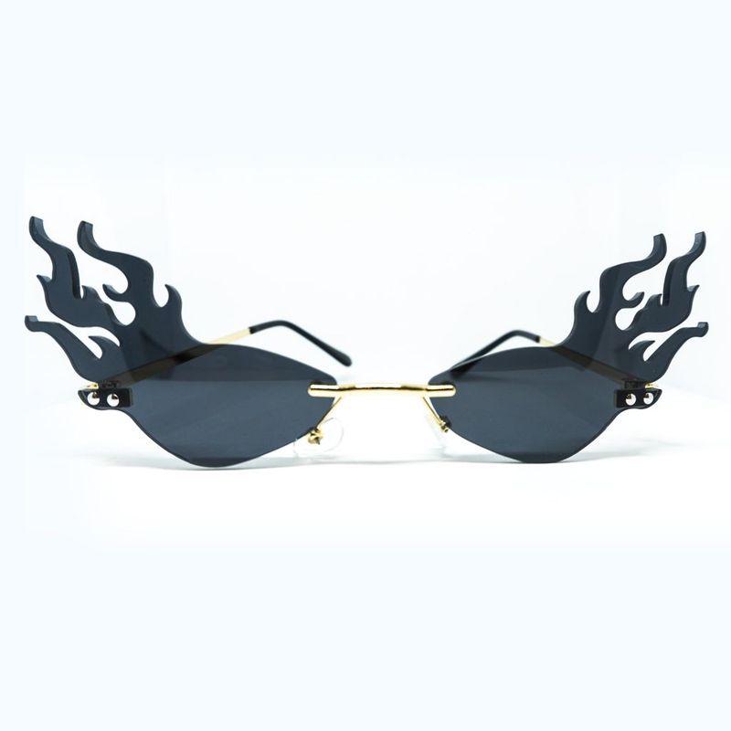 AT NIGHT SUNGLASSES - Gafas de sol At Night lente llamas unisex