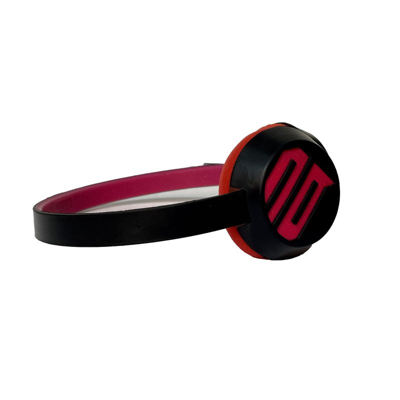 GENERICO - audifonos stereo negro con rojo