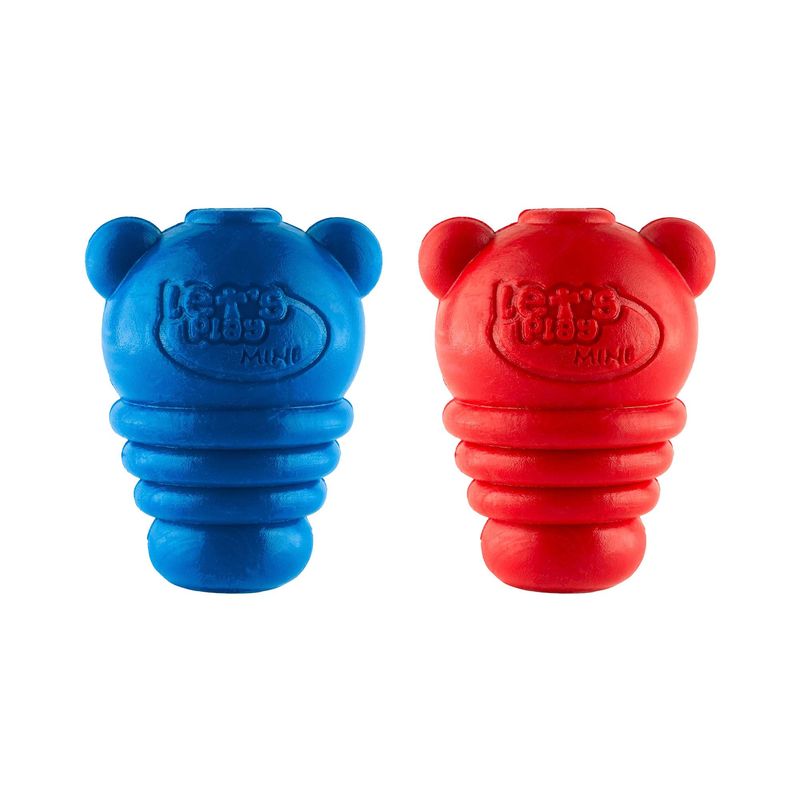 ENERGY PLUS - 2 Kong: Juguete Interactivo para Perros Pequeños Azul Rojo