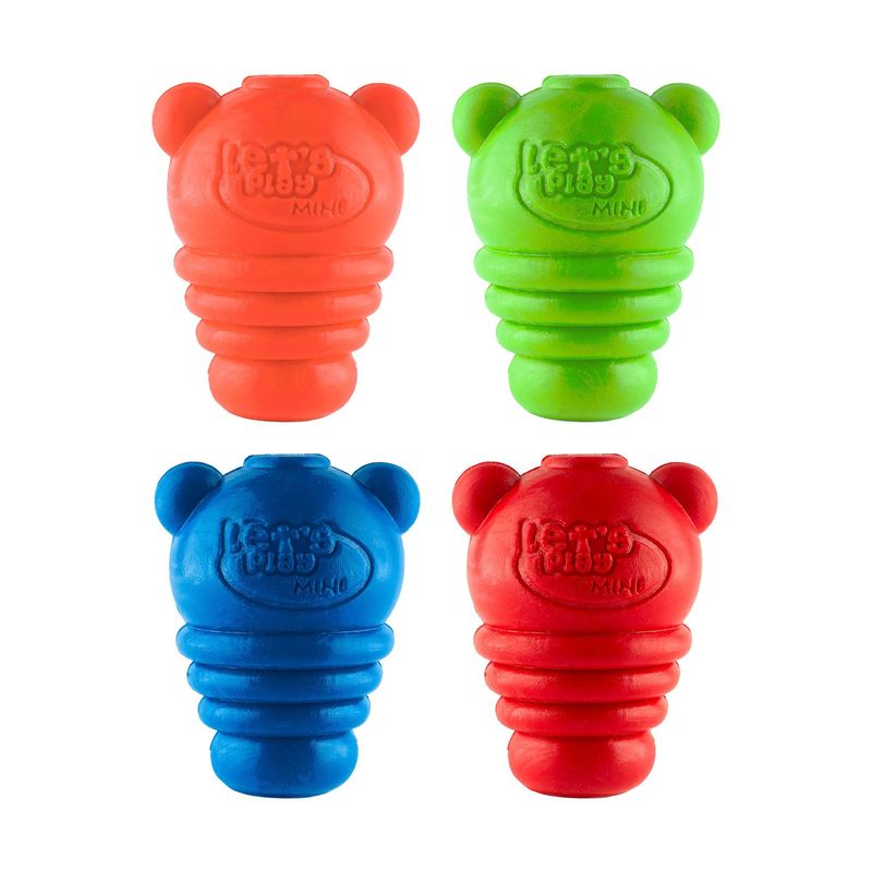 ENERGY PLUS - 4 Kong: Juguete Interactivo y Dispensador para Perro Pequeño
