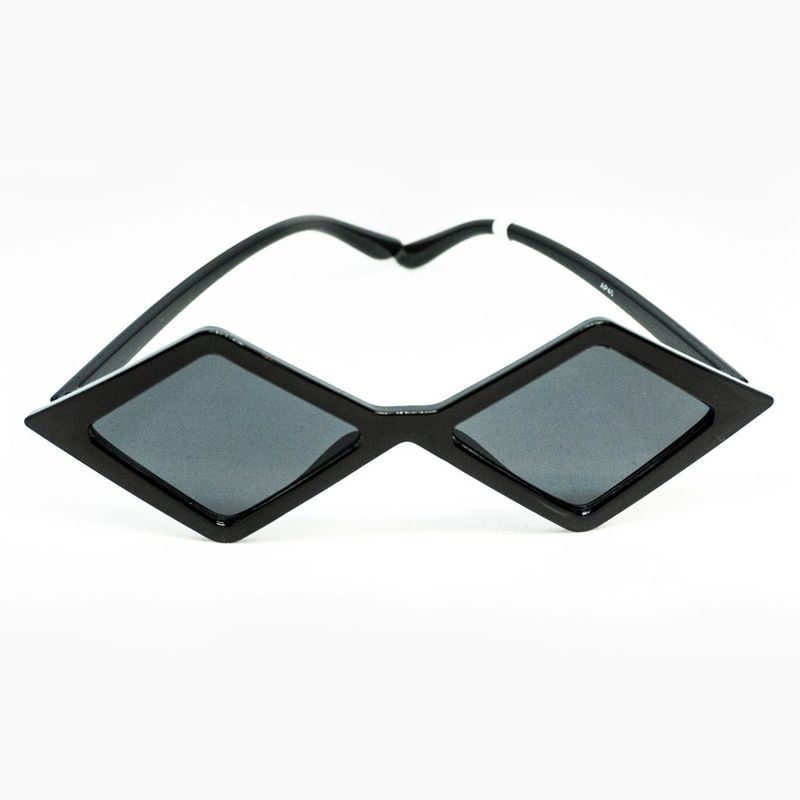 AT NIGHT SUNGLASSES - Gafas de sol At Night Poligonales unisex Negras