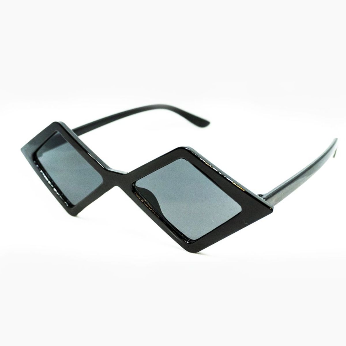 AT NIGHT SUNGLASSES - Gafas de sol At Night Poligonales unisex Negras