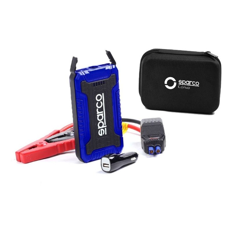 SPARCO - Iniciador Bateria Carro Arrancador 8000 mAh Sparco SPT802