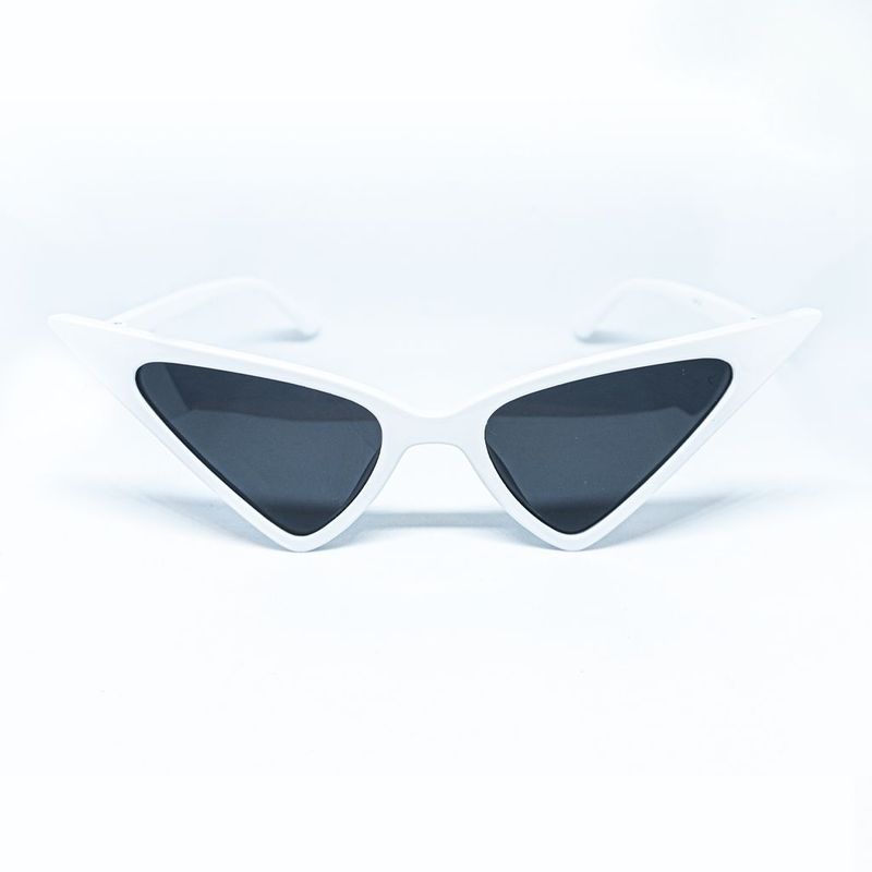 AT NIGHT SUNGLASSES - Gafas de sol At Night Cat Eye vintage unisex Blancas