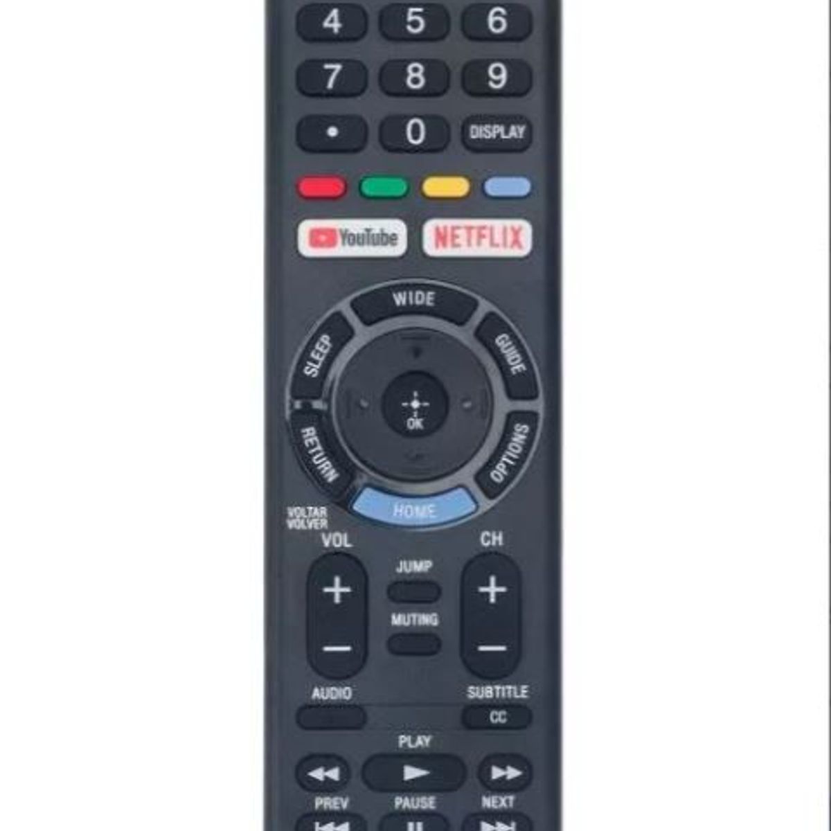 GREEN HANSHENG - Control Remoto Compatible Con Smart Tv Sony Genérico Netflix