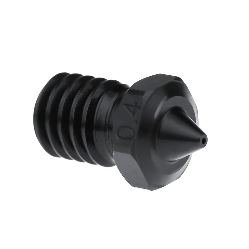 GENERICO - Nozzle Boquilla Acero Endurecido Alto Flujo 04mm M6 500C