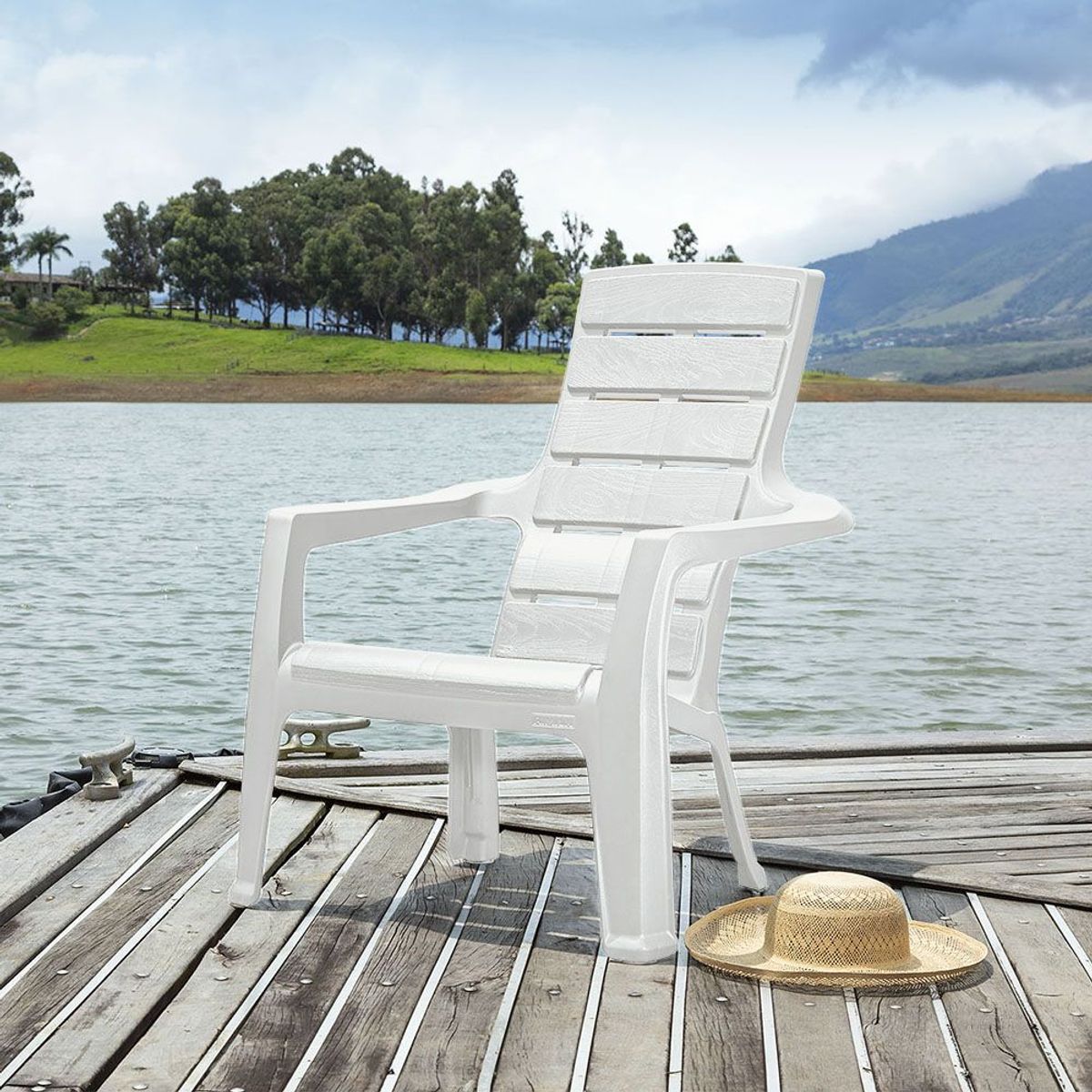RIMAX - Silla Playera Barú RIMAX Pack x 6 Und - BLANCO ARENA