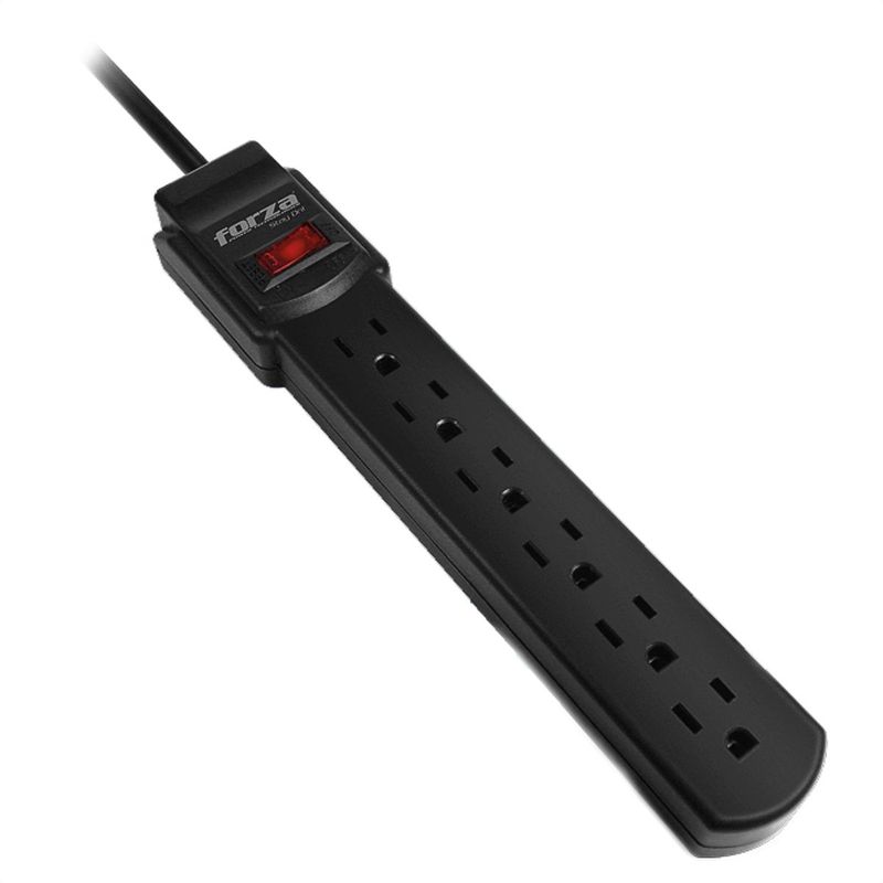 FORZA - Multitoma Forza Ps-611ul, Extensión 90cm / 6 Tomas / 1875w
