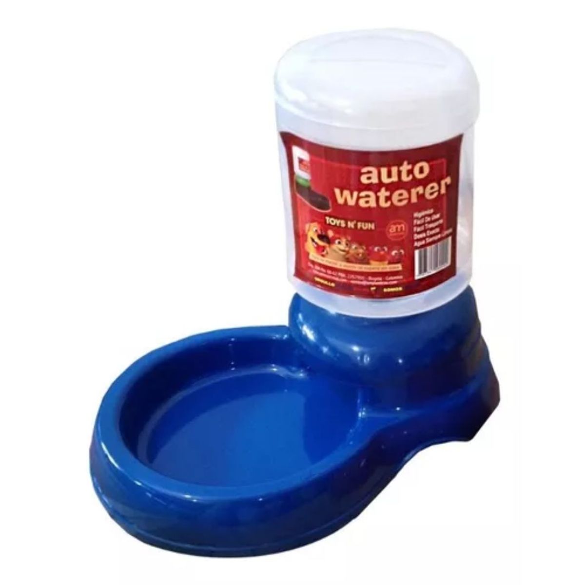 AFM - Dosificador de agua Botellón para mascotas Rojo
