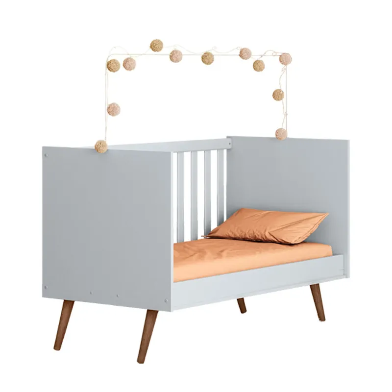 MUEBLES 2020 - Cuna cama Estela Gris