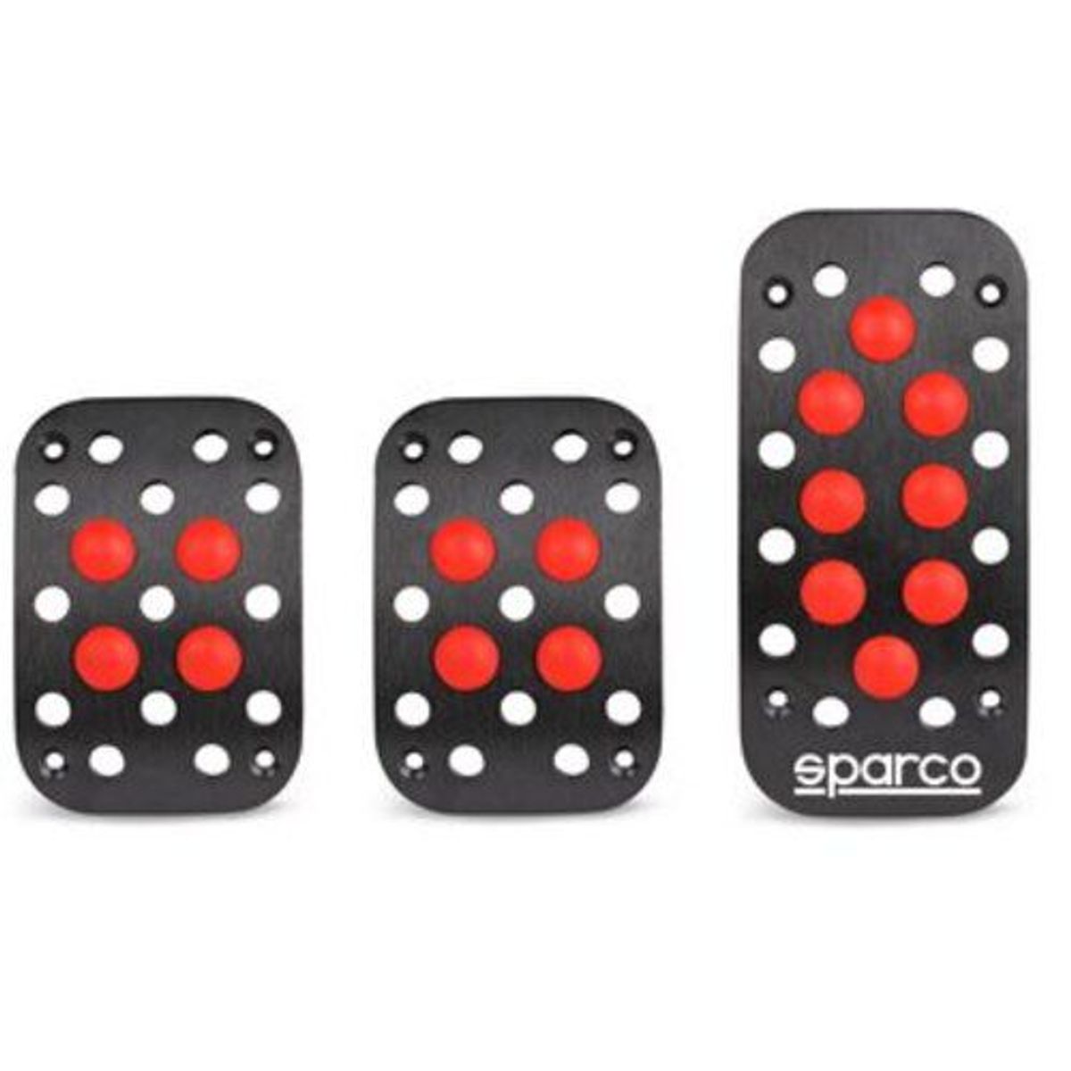 SPARCO - Pedales Carro Mecanico Vehiculo Deportivo Sparco SPC0401RS