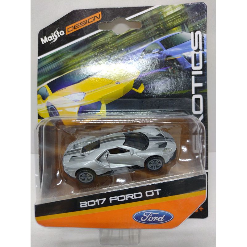 MAISTO - CARRO FORD GT 2017 GRIS ESCALA 1-64 DE COLECCIÓN