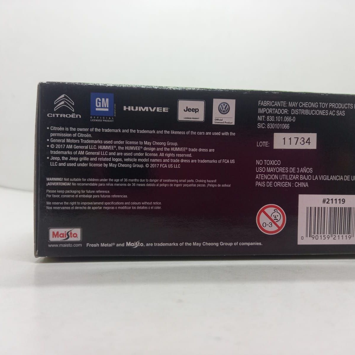 MAISTO - CARRO XRAY TANQUE DE GUERRA ESCALA 1-43 DE COLECCIÓN