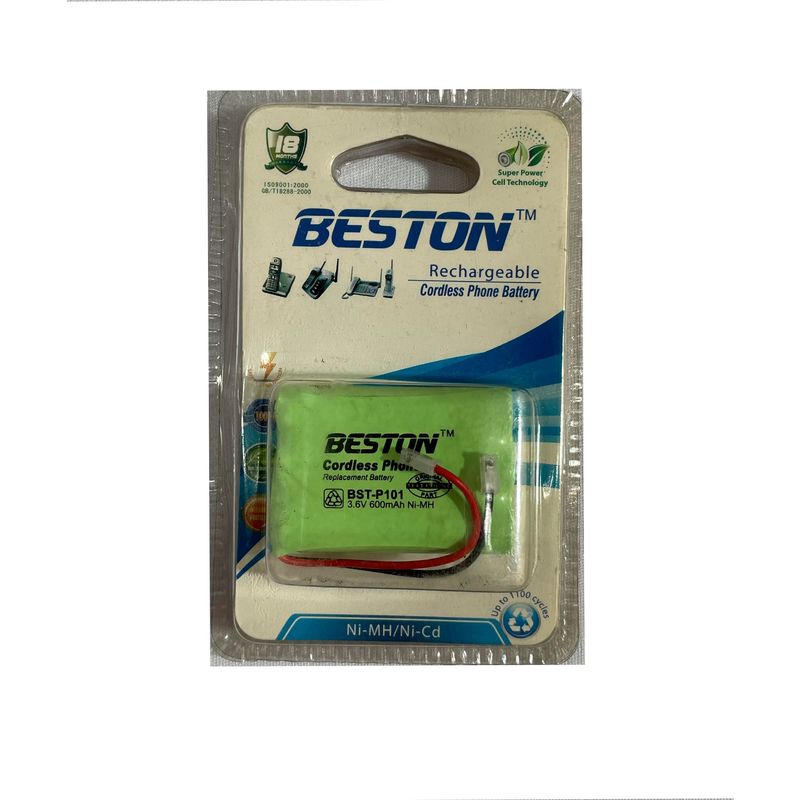 BESTON - Pila Bateria Recargable Telefono Inalambrico P - 101 Beston