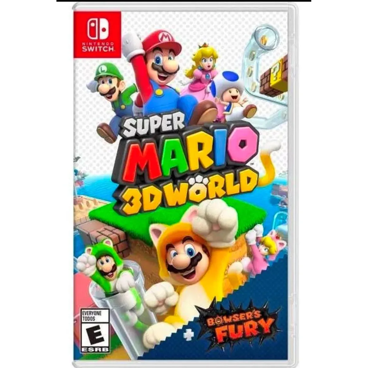 NINTENDO - Super mario 3d world browser fury español fisico