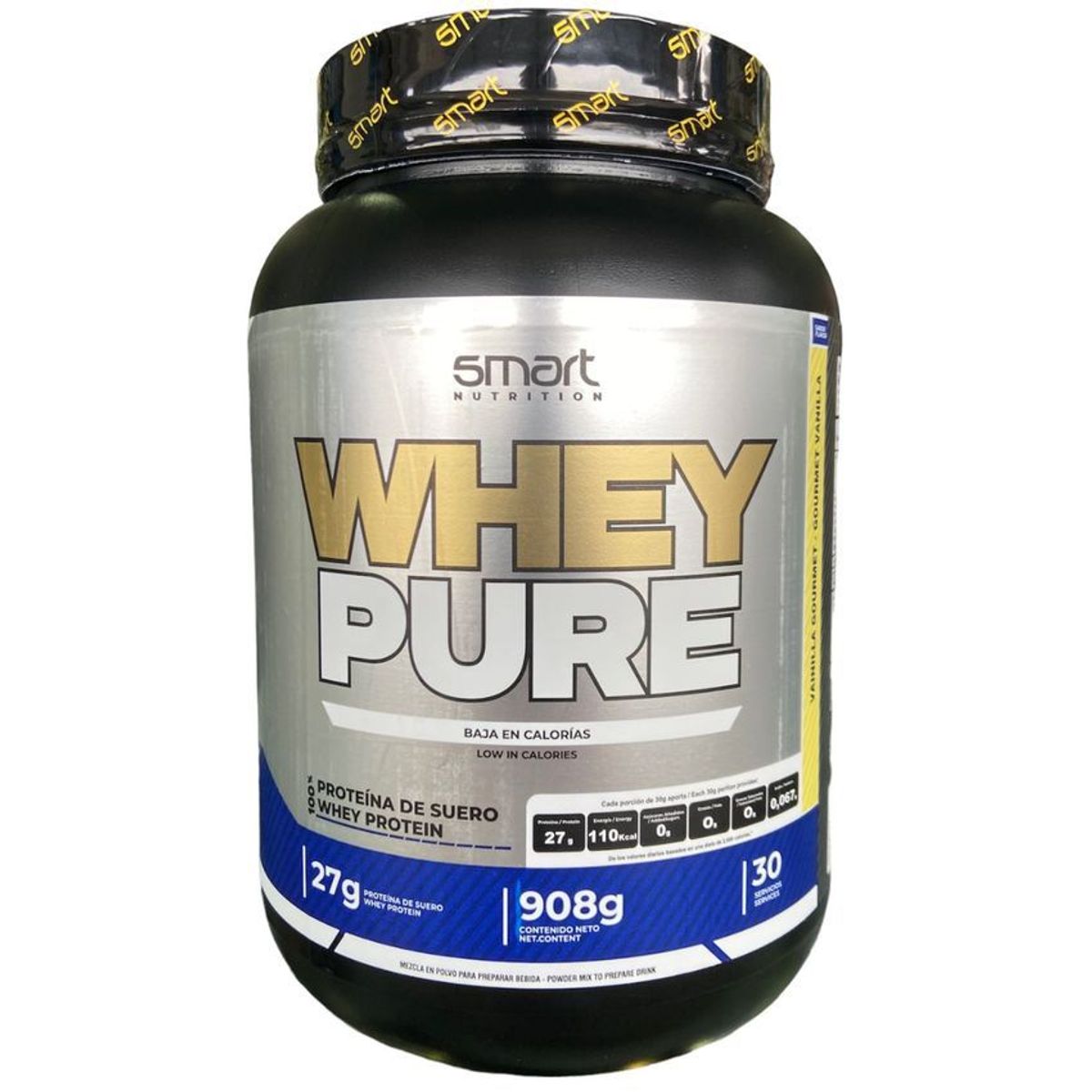 SMART NUTRITION - Whey Pure 2 Lbs Proteina de Suero Smart Nutrition