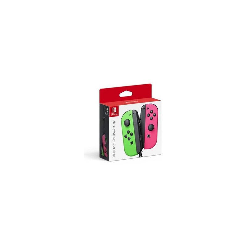 NINTENDO - Control joy-con nintendo switch original Verde  Rosa