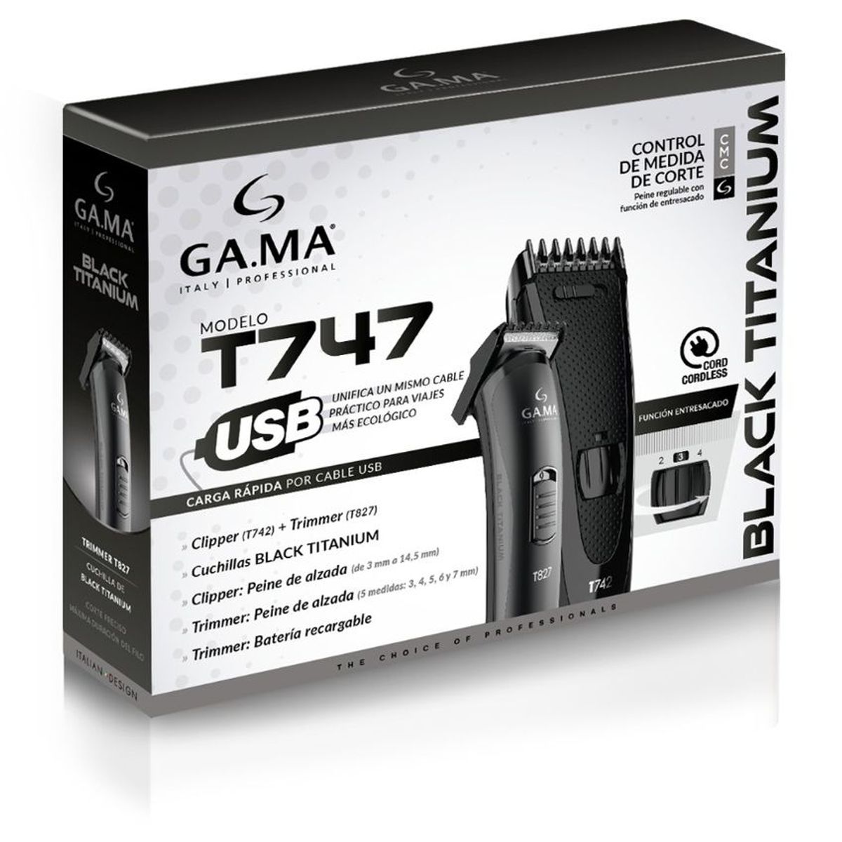 GAMA - Pack clipper gama titanium t747 10v