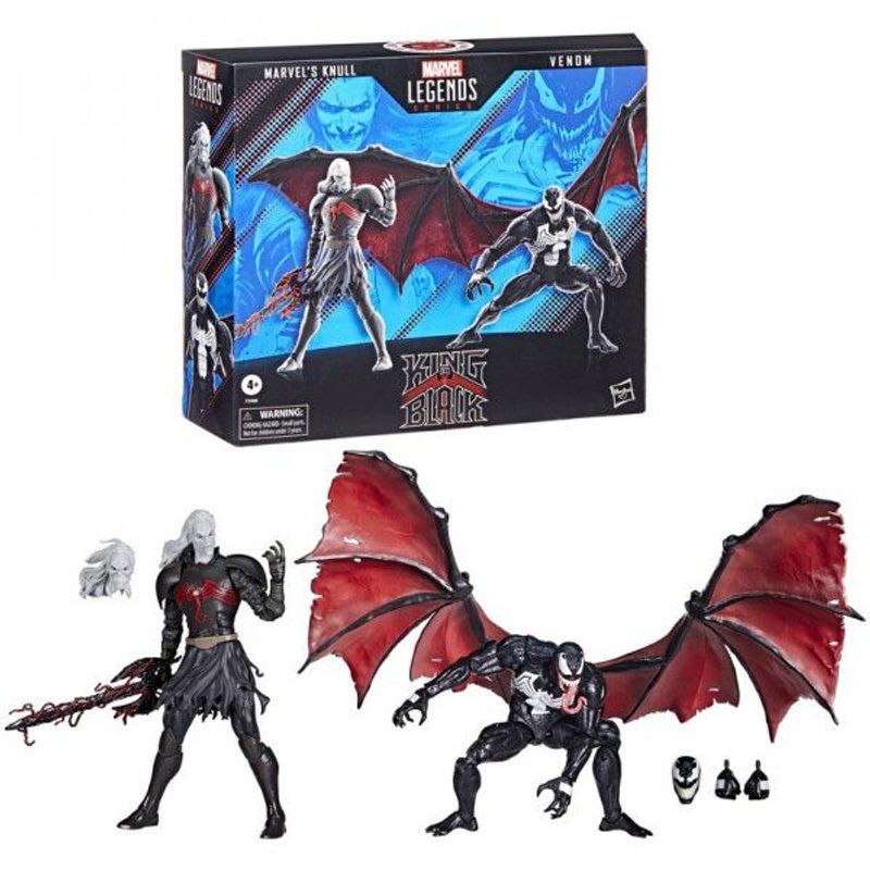 HASBRO - Venom y Knull Pack Figura De Acción Spiderman Marvel Legends Hasbro 17 Cm