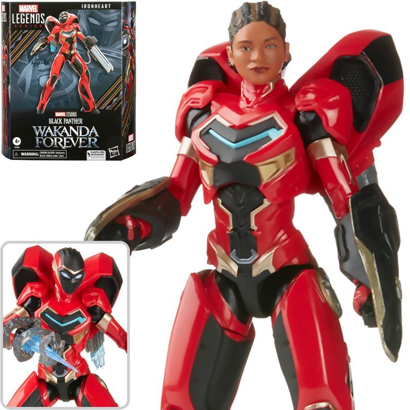 HASBRO - Iron Heart Figura Black Panther Ironheart Marvel Legends 16 Cm