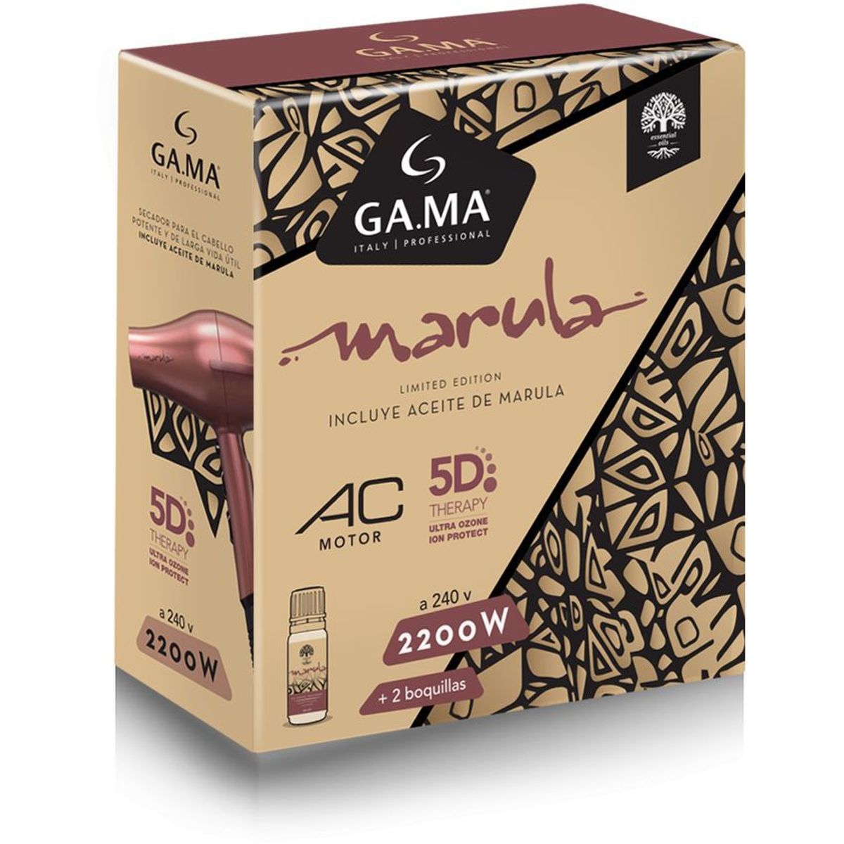GAMA - Secador gama tempo compact 5d marula110v