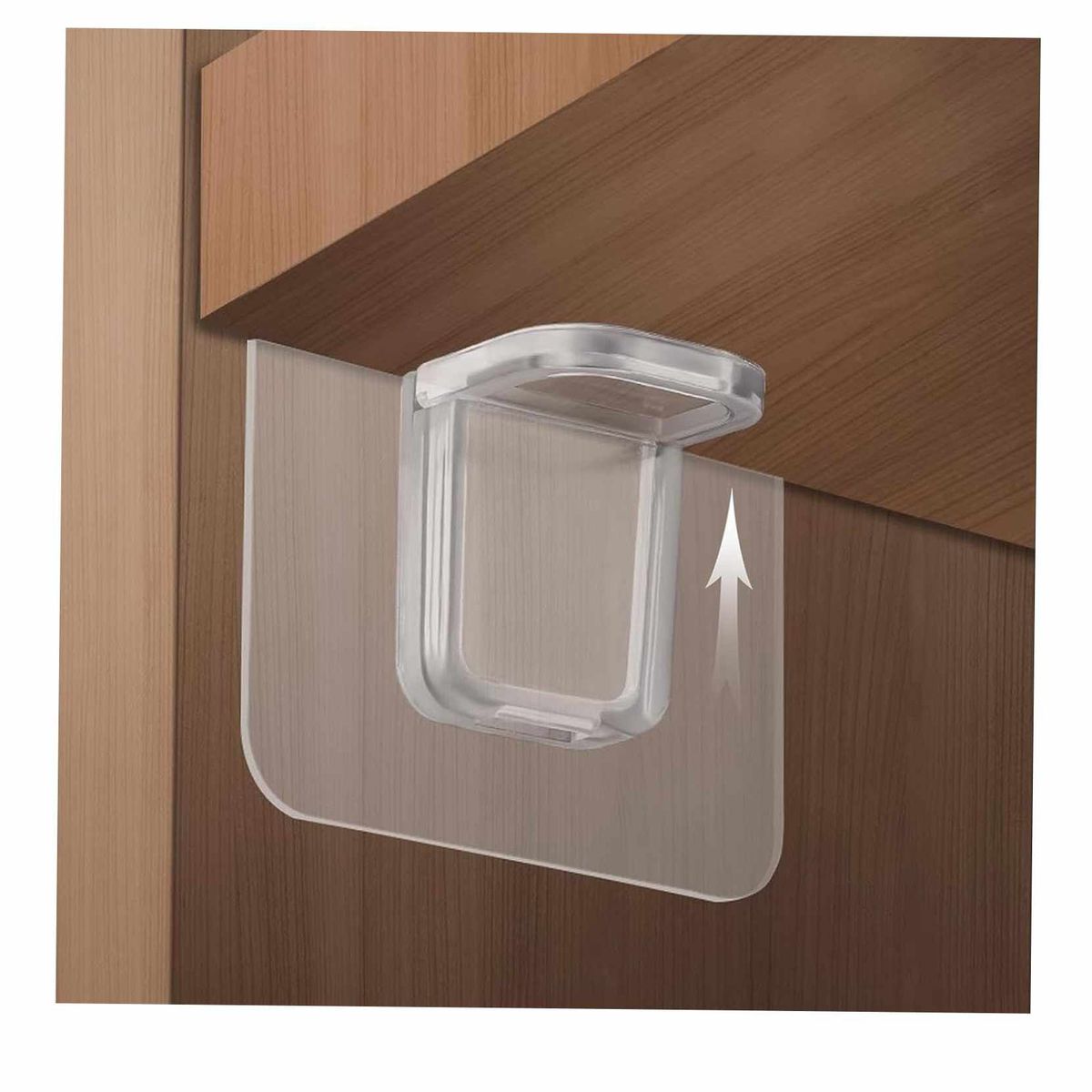 GENERICO - soporte adhesivo estante clavijas soporte armario vitrina sin perforar