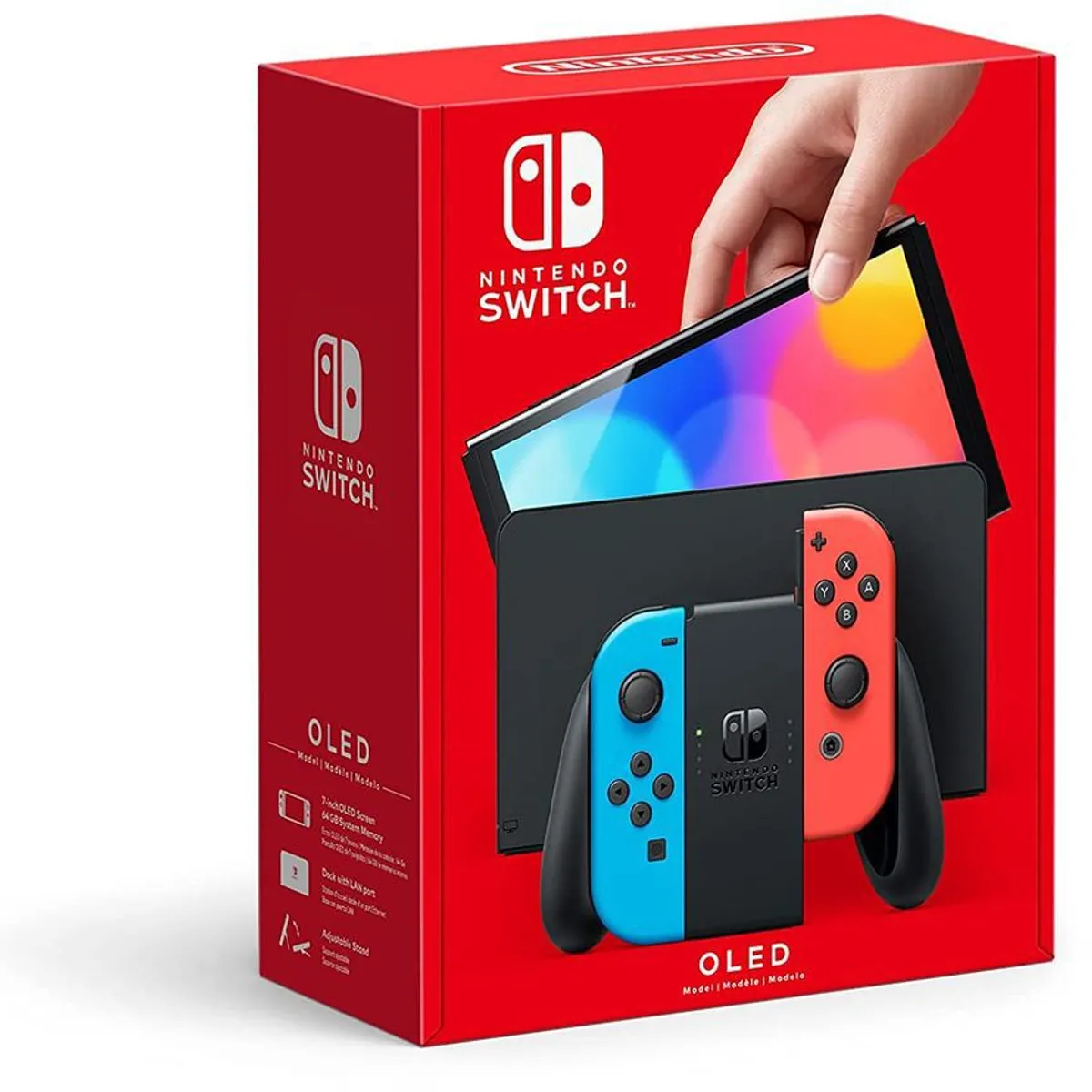 NINTENDO - Nintendo switch oled 64 gb neon
