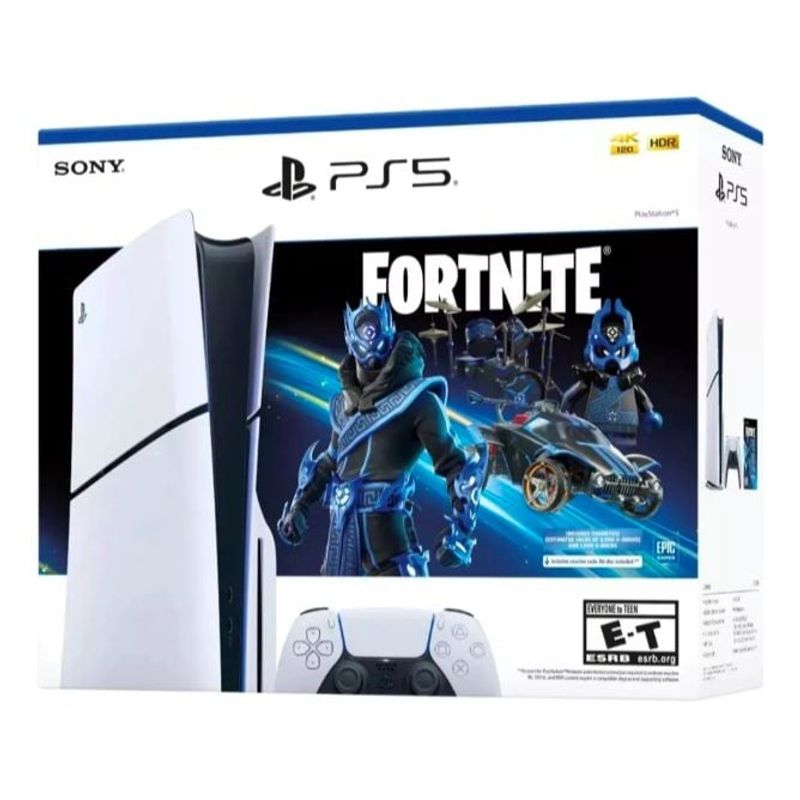 SONY - Consola playstation 5 Slim Unidad De Cd 1 Tera + Fortnite