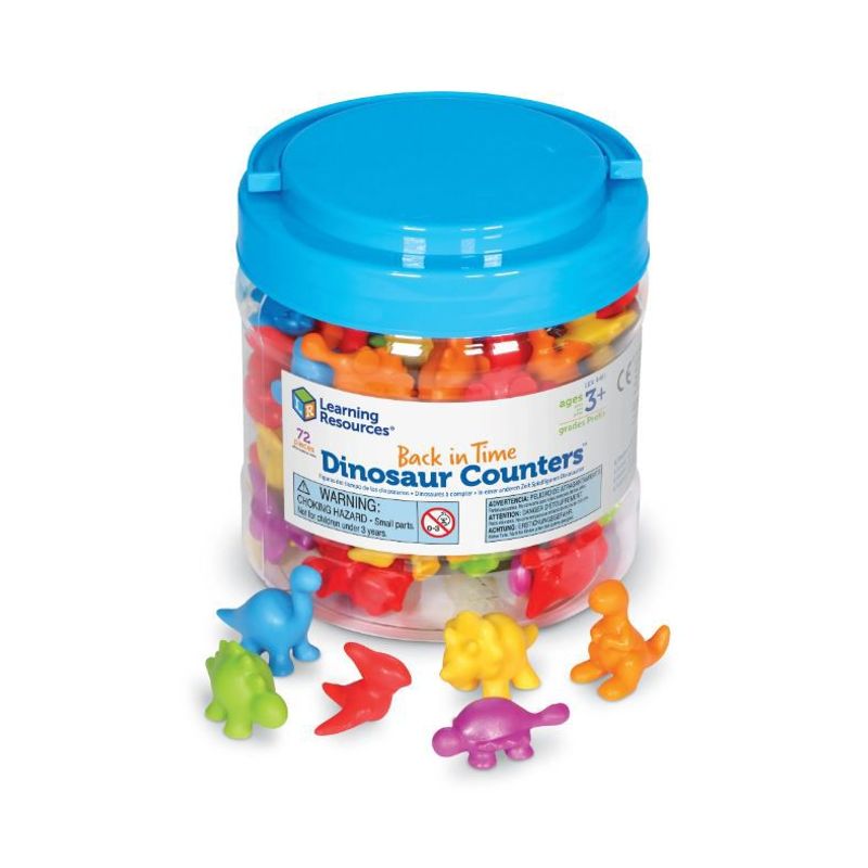 LEARNING RESOURCES - Set De Conteo Y Clasificación Dinosaurios Montessori Niños