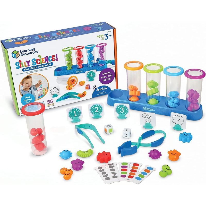 LEARNING RESOURCES - Juego De Clasificación Y Motricidad Fina Niños Niñas