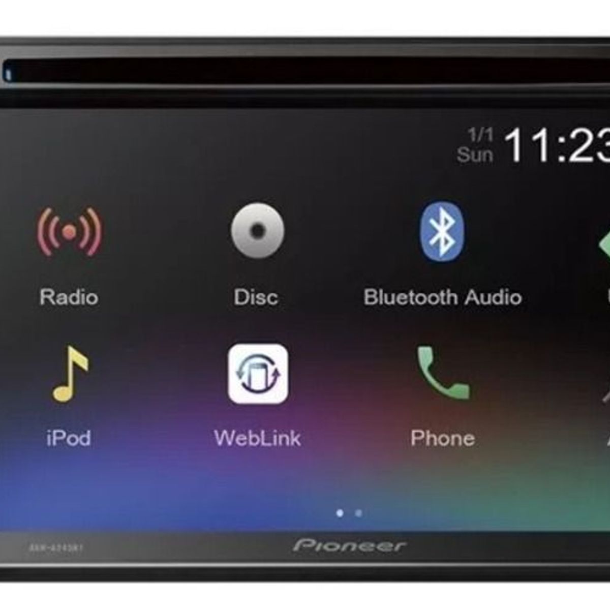 PIONEER - Radio Carro Pioneer DVD BT Pantalla Tactil 62 Pioneer AVH-A245BT