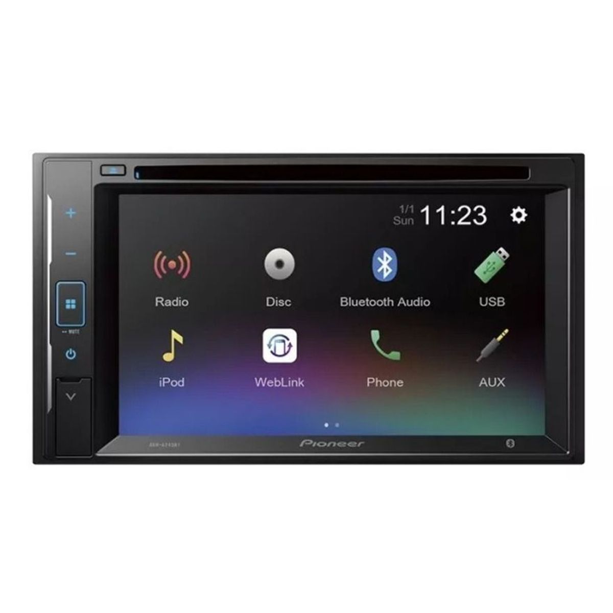 PIONEER - Radio Carro Pioneer DVD BT Pantalla Tactil 62 Pioneer AVH-A245BT