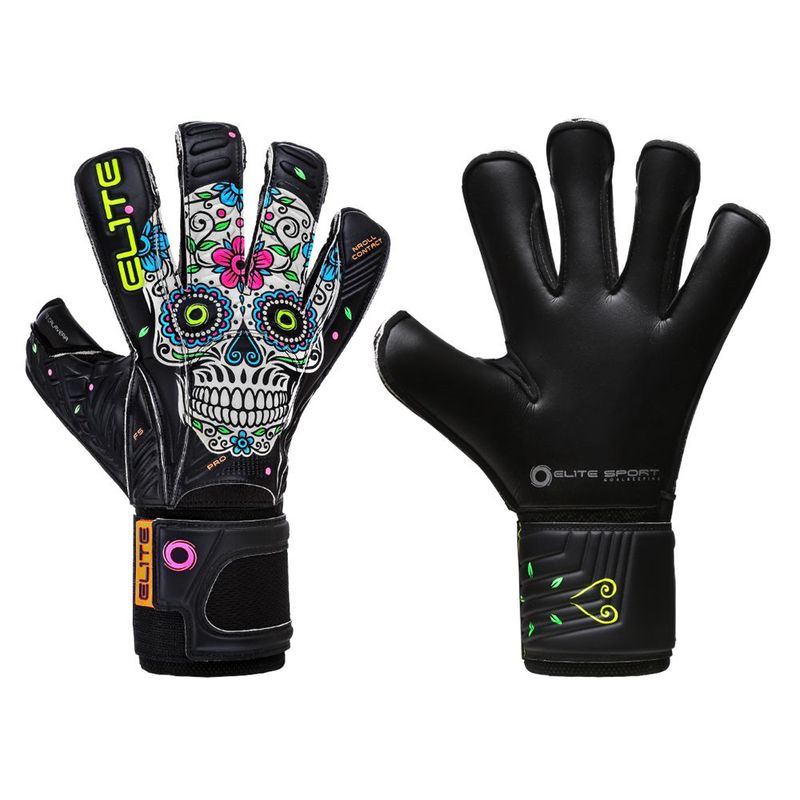 ELITE SPORT - Guantes para portero - Guantes Elite Calavera Talla 11.