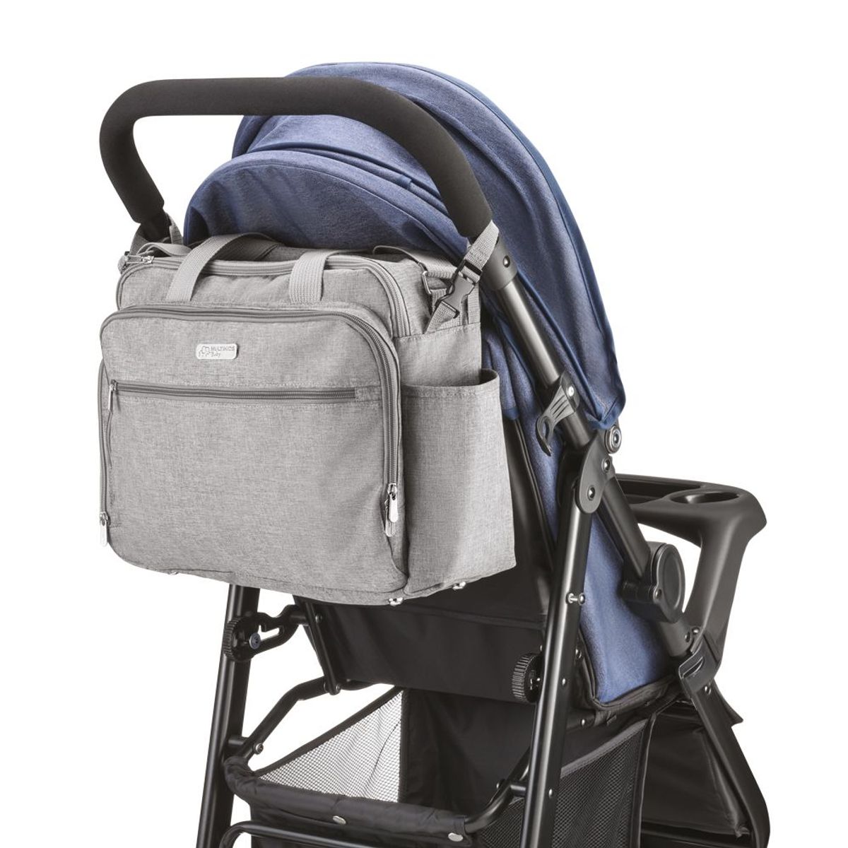 MULTILASER - PANALERA - BOLSA DE MATERNIDAD GRIS