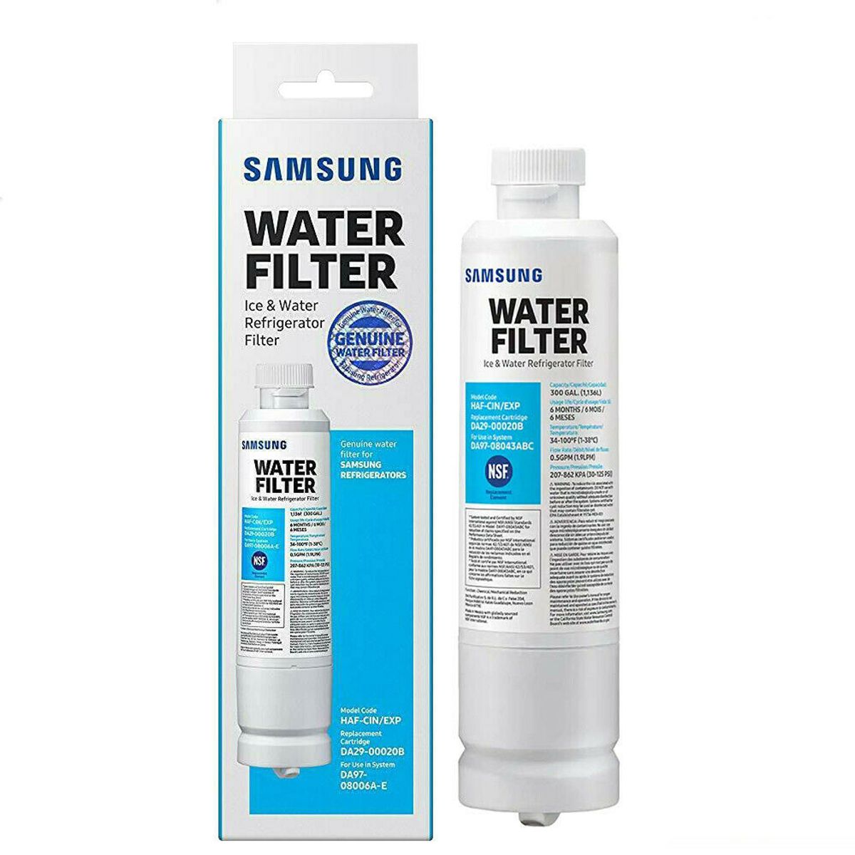 SAMSUNG - Filtro de agua  para Neveras Samsung DA29-00020B