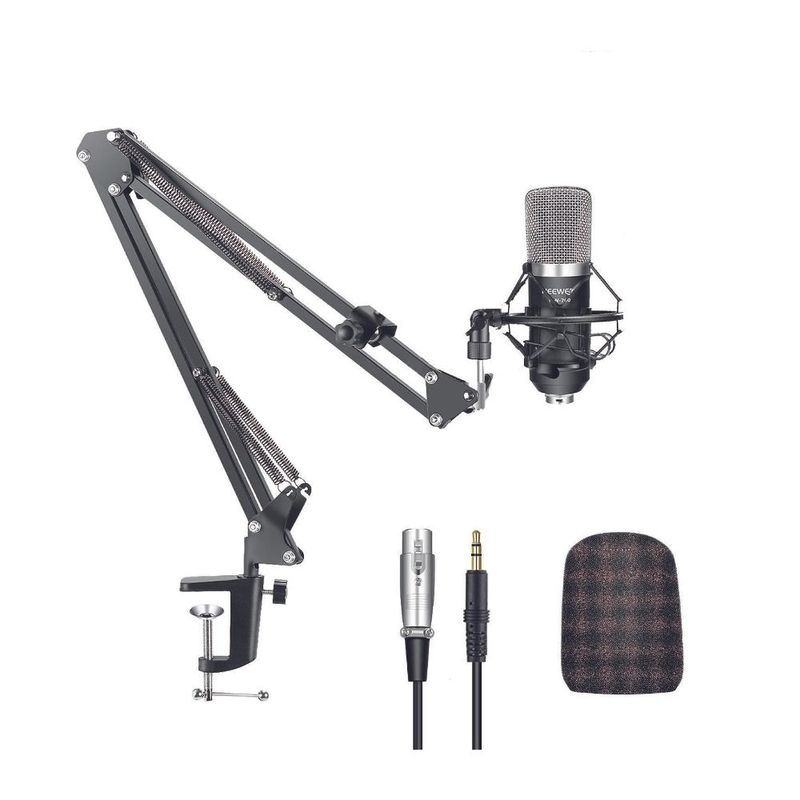 NEEWER - Micrófono Neewer Nw-700 Plateado Profesional  Accesorios