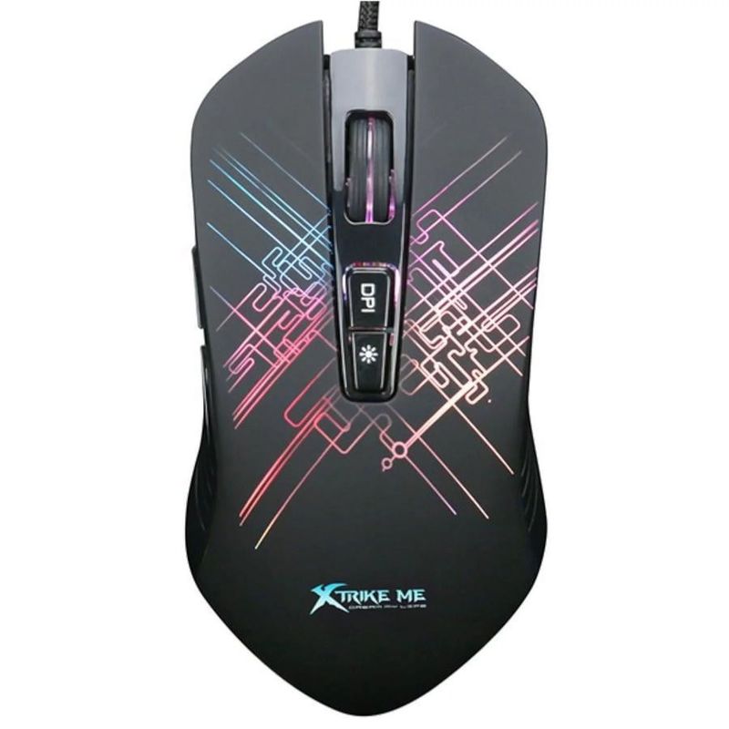 XTRIKE ME - Mouse Gamer RGB Para PC USB 7 Botones 4800 DPI XTRIKE ME GM-510
