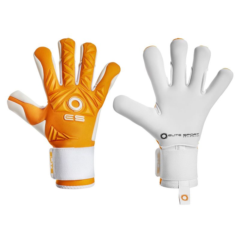 ELITE SPORT - Guantes para portero Elite Revolution Orange Talla 8.