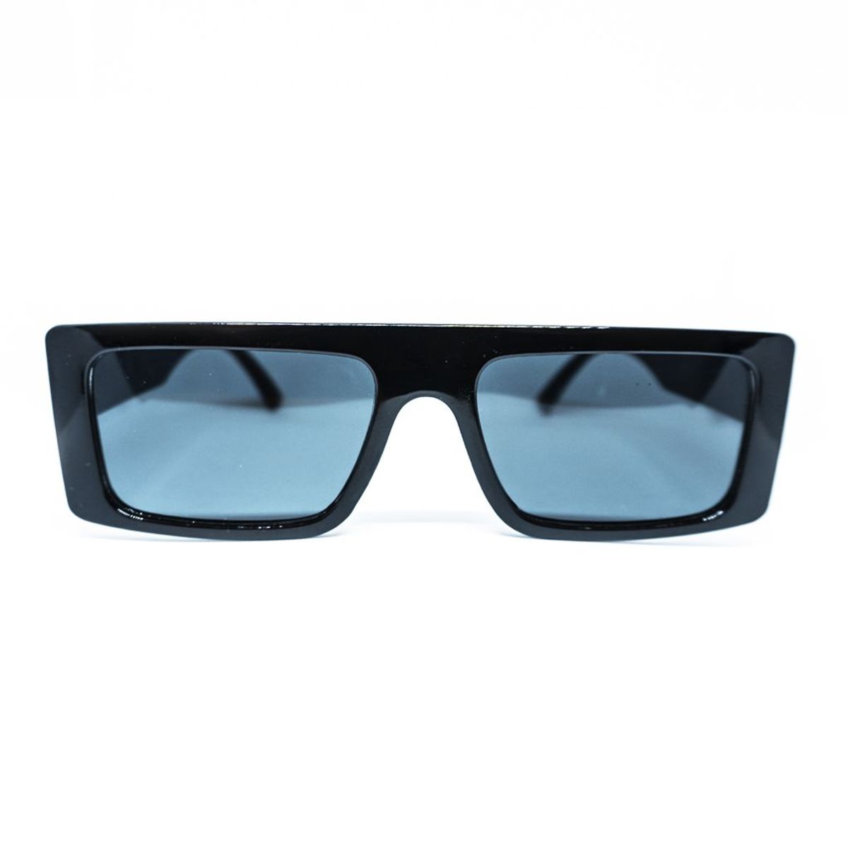 AT NIGHT SUNGLASSES - Gafas de sol At Night cuadradas vintage unisex Negro
